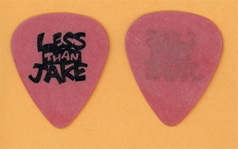 Less Than Jake Chris DeMakes Guitar Pick - 2000 Borders and Boundaries Tour