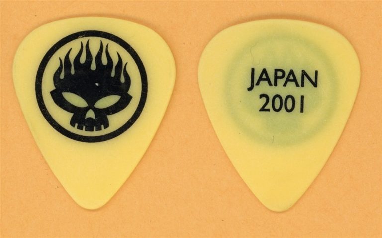 The Offspring Dexter Holland Vintage Guitar Pick - 2001 Conspiracy of One Tour