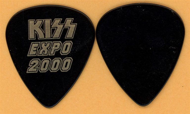 KISS Paul Gene Ace Peter Vintage Guitar Pick - 2000 KISS Expo Promo Tour