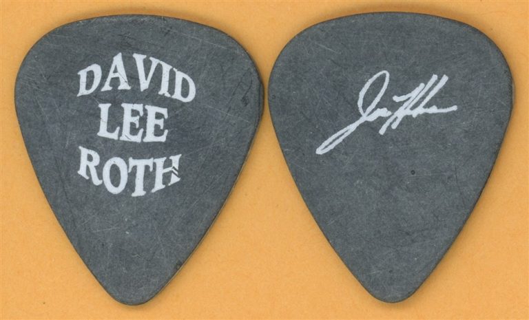 David Lee Roth Joe Holmes Vintage Guitar Pick - 1991 A Little Ain't Enough Tour