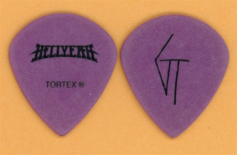 Hellyeah Greg Tribbett Mudvane Vintage Guitar Pick - 2007 Tour