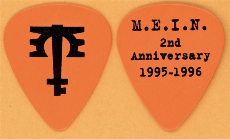 Melissa Etheridge Vintage Guitar Pick - 1994 M.E.I.N 2nd Anniversary Tour