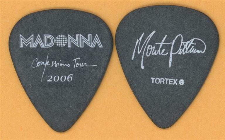 Madonna Monte Pittman Vintage Guitar Pick - 2006 Confessions Tour