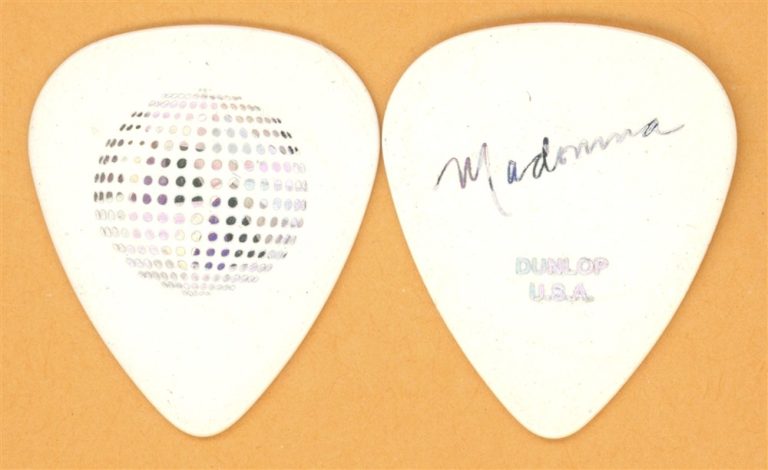 Madonna Silver Foil Vintage Guitar Pick - 2006 Confessions Tour