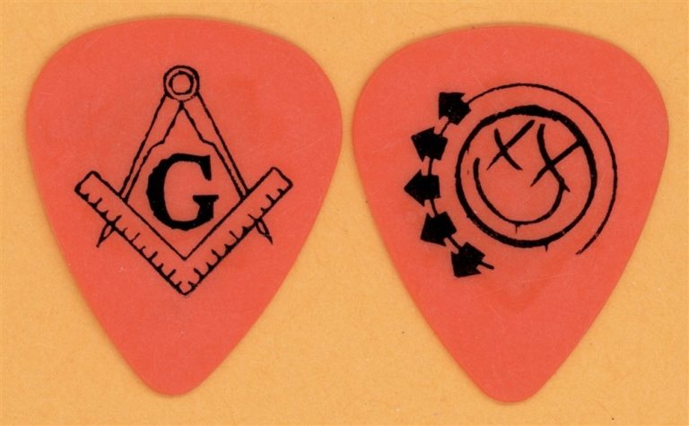 Blink 182 Tom DeLonge Vintage Guitar Pick - 2011 Neighborhoods Tour
