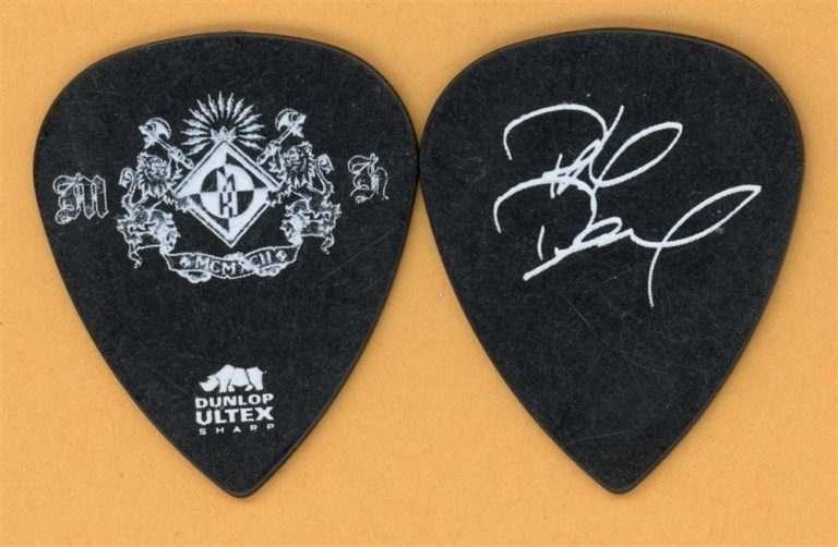 Machine Head Phil Demmel Vintage Guitar Pick - 2009 The Blackening Tour