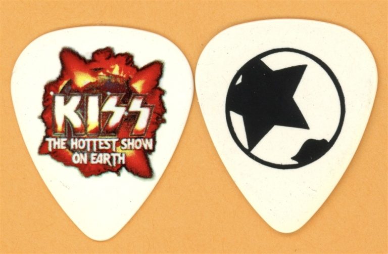 KISS Paul Stanley Vintage Guitar Pick - 2010 Hottest Show On Earth Tour