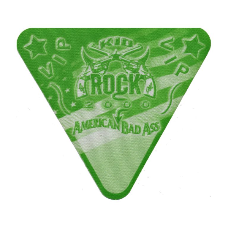 Kid Rock 2000 American Bad Ass Concert Tour VIP Backstage Pass