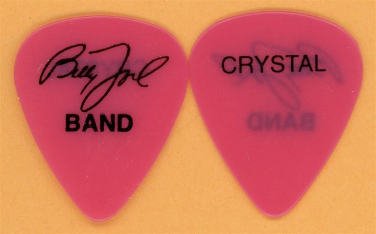 Billy Joel Crystal Taliefero Vintage Guitar Pick - 1999 US Tour