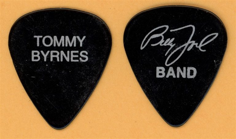 Billy Joel Tommy Byrnes Vintage Guitar Pick - 1999 Tour