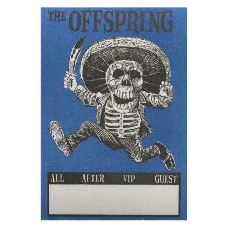 The Offspring 1997 Ixnay on the Hombre Concert Tour VIP Backstage Pass