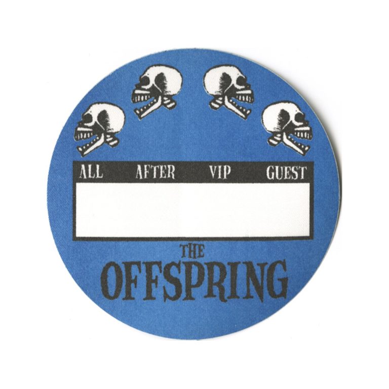 The Offspring 2003 Splinter Concert Tour All Access Backstage Pass