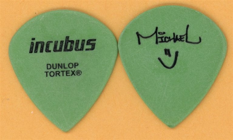 Incubus Mike Einziger Vintage Guitar Pick - 2002 Morning View Tour