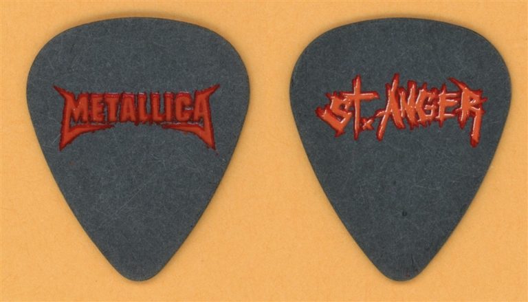 Metallica James Hetfield Vintage Guitar Pick - 2004 St. Anger Tour