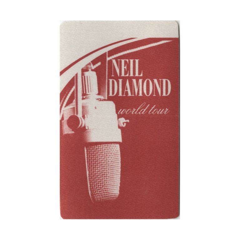 Neil Diamond 1999 Concert Tour All Access Backstage Pass