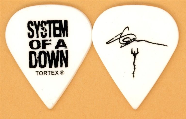 System of a Down Shavo Odadjian Vintage Guitar Pick - 2011 Reunion Tour