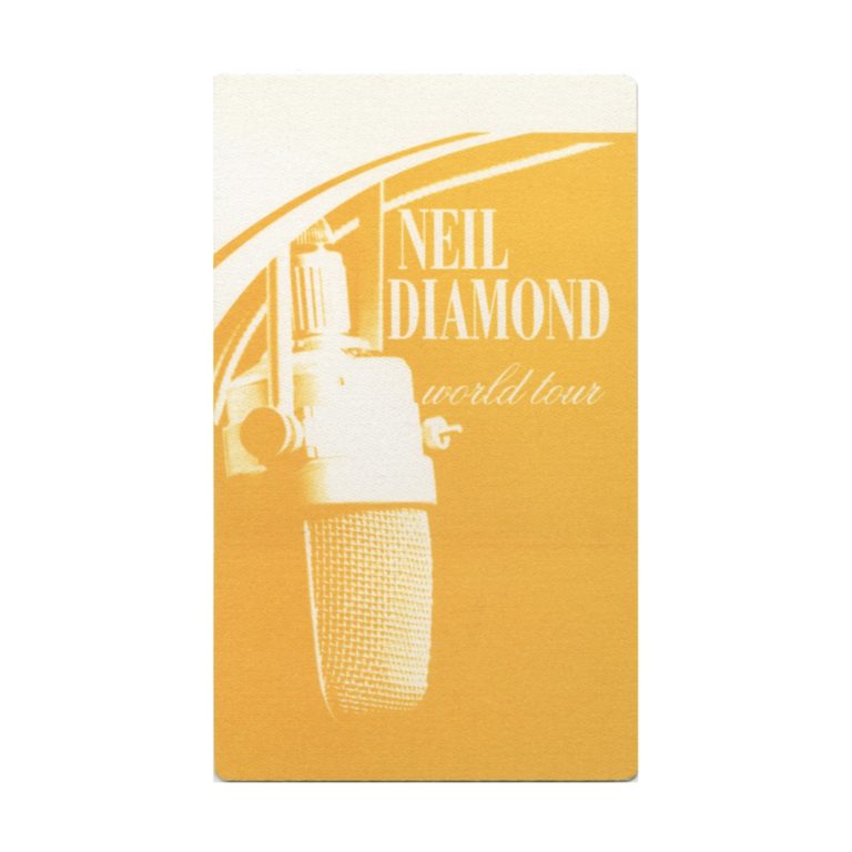 Neil Diamond 1999 Concert Tour All Access Backstage Pass