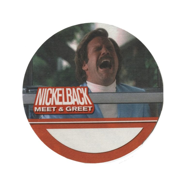 Nickelback 2003 The Long Road Concert Tour Meet & Greet Backstage Pass