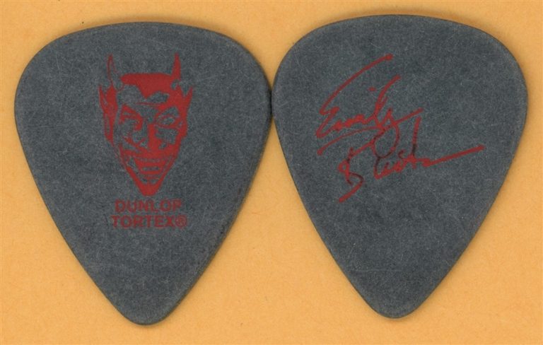 Fireball Ministry Emily Burton Vintage Guitar Pick - 2005 US Tour