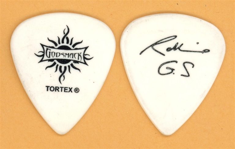 Godsmack Robbie Merrill Vintage Guitar Pick - 2004 Tour