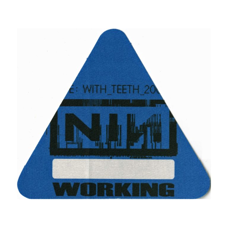 Nine Inch Nails 2005 Live: With Teeth Concert Tour Working Backstage Pass