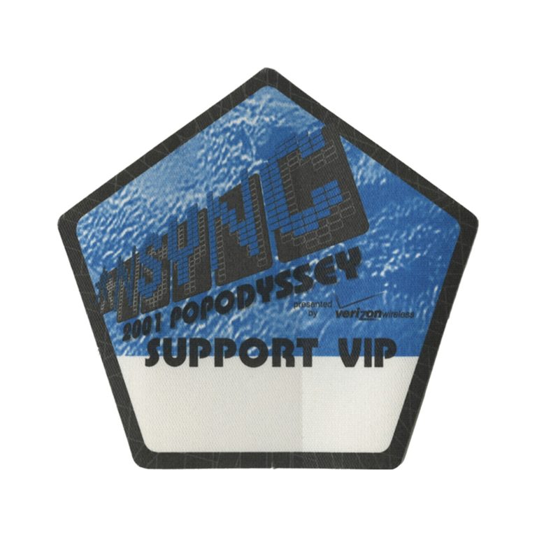 NSYNC 2001 Pop Odyssey Concert Tour Support VIP Backstage Pass