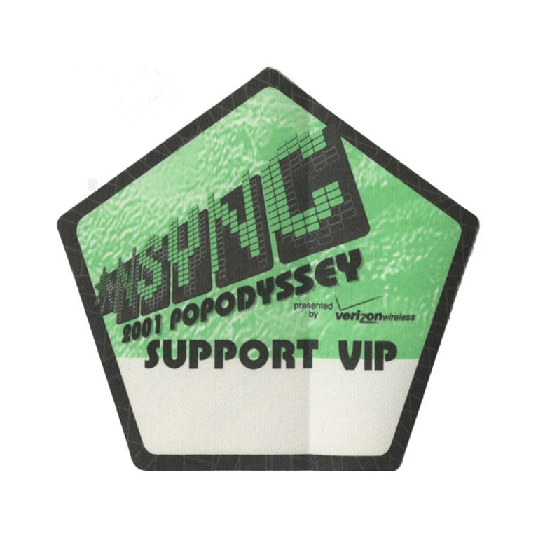 NSYNC 2001 Pop Odyssey Concert Tour Support VIP Backstage Pass