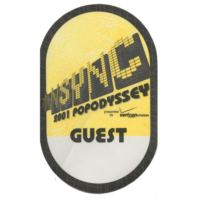 NSYNC 2001 Pop Odyssey Concert Tour Guest Backstage Pass