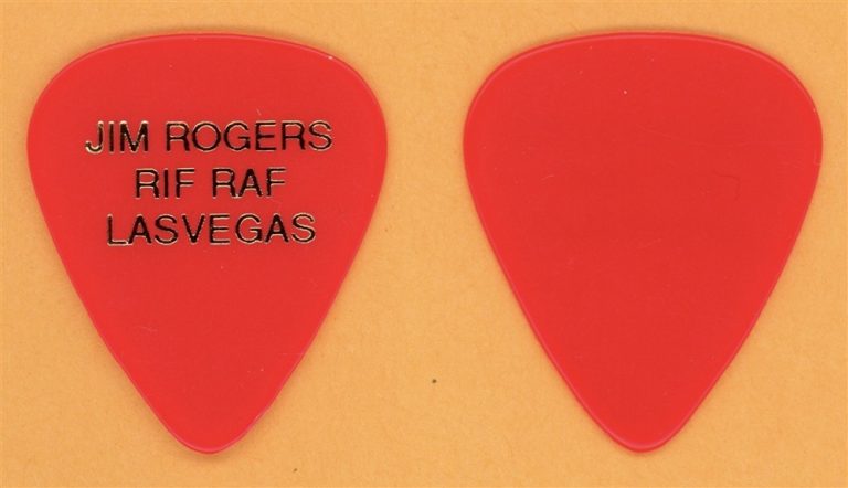 Jim Rogers Rif Raff Vintage Tour Guitar Pick