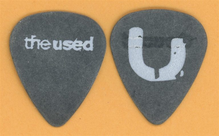 The Used Jeph Howard Vintage Guitar Pick - 2004 In Love and Death Tour