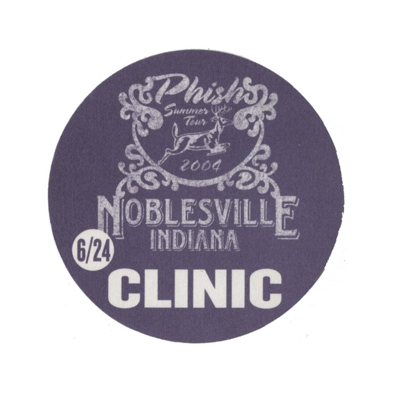 Phish 2004 Undermind Concert Tour The Clinic Backstage Pass - Indiana