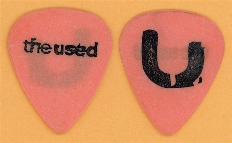 The Used Quinn Allman Vintage Guitar Pick - 2004 In Love and Death Tour