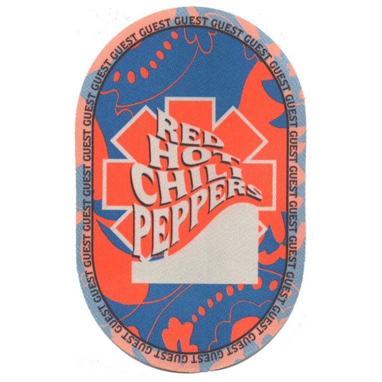Red Hot Chili Peppers 1999 Californication Concert Tour Guest Backstage Pass
