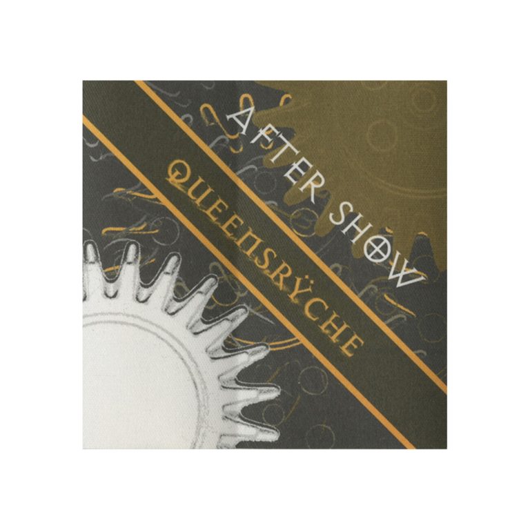 Queensryche 2000's Q2K Concert Tour Aftershow Backstage Pass