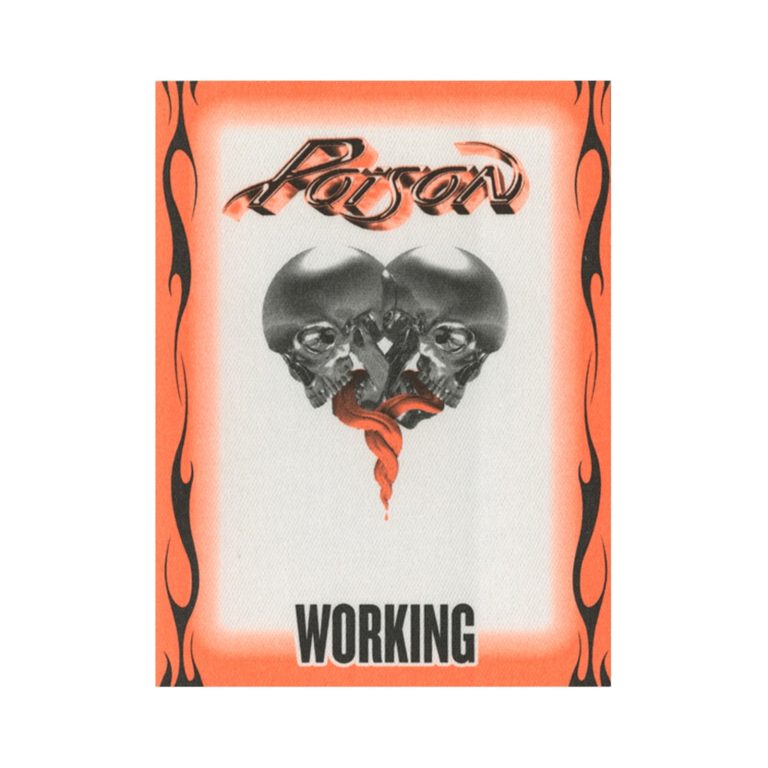 Poison 2008 Live, Raw & Uncut Concert Tour Working Backstage Pass