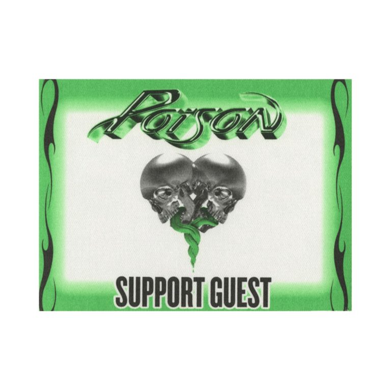 Poison 2008 Live, Raw & Uncut Concert Tour Support Guest Backstage Pass
