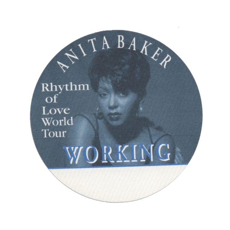 Anita Baker 1994 Rhythym of Love Concert Tour Working Backstage Pass