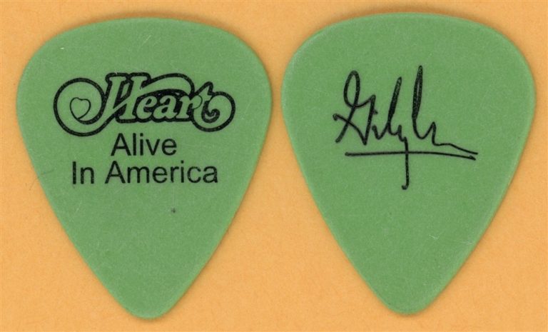 Heart Gilby Clarke Vintage Guitar Pick - 2003 Alive in America Tour
