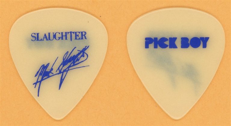 Slaughter Mark Slaughter Vintage Guitar Pick - 1990 Stick It to Ya Tour
