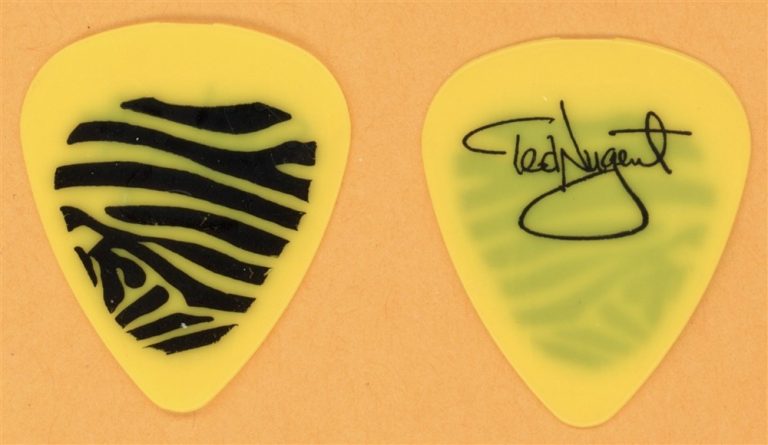 Ted Nugent Vintage Guitar Pick - 1988 Lick 'Em Tour