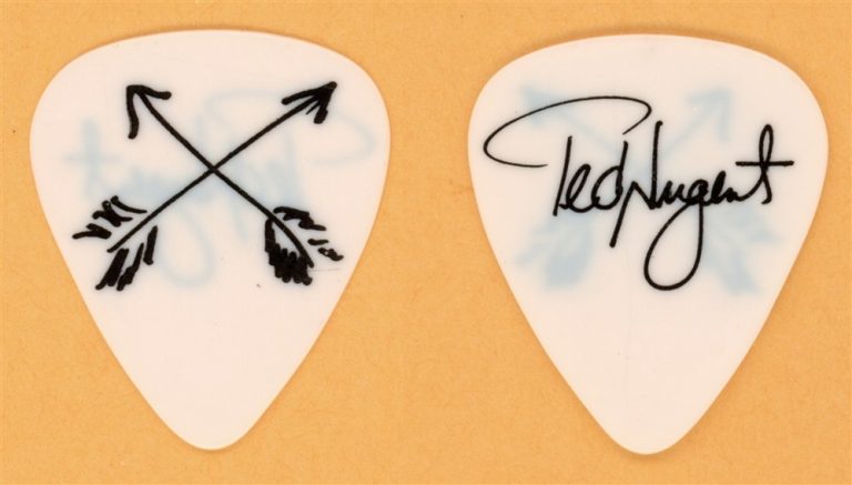Ted Nugent Vintage Guitar Pick - 1988 Lick 'Em Tour