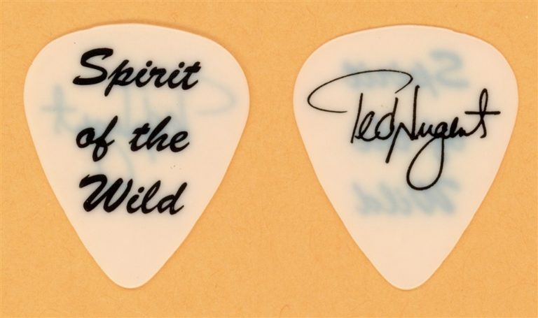 Ted Nugent Vintage Guitar Pick - 1988 Lick 'Em Tour