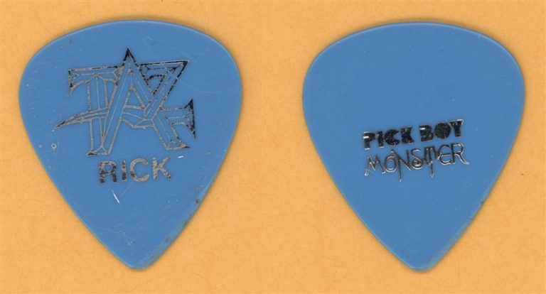 Taz Rick Berry Vintage Guitar Pick - 1990 Shipwrecked Tour