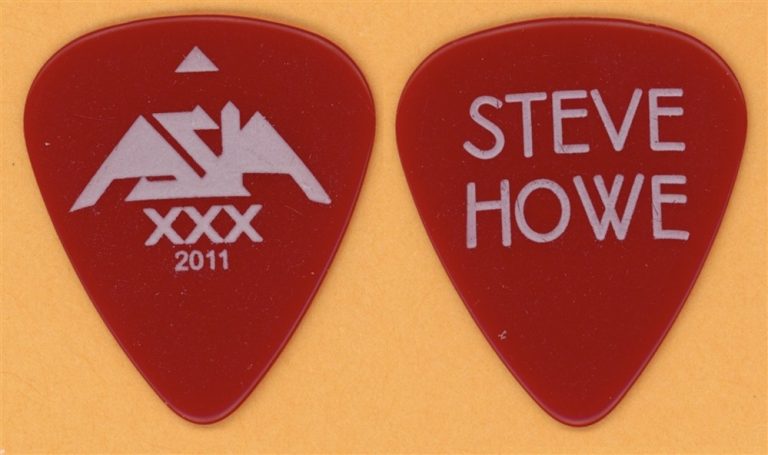 Asia Steve Howe XXV Vintage Guitar Pick - 2011 US Tour