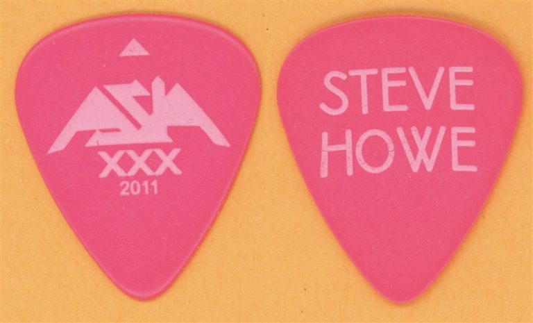 Asia Steve Howe XXV Vintage Guitar Pick - 2011 US Tour