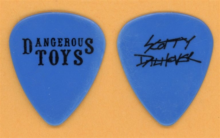 Dangerous Toys Scott Dalhover Original Guitar Pick - 1991 US Tour
