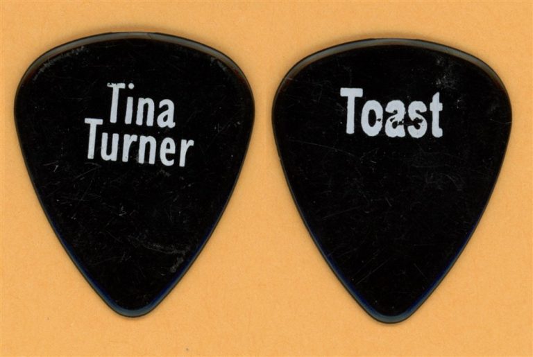 Tina Turner Band Toast Vintage Guitar Pick - 2000 Twenty Four Seven Tour