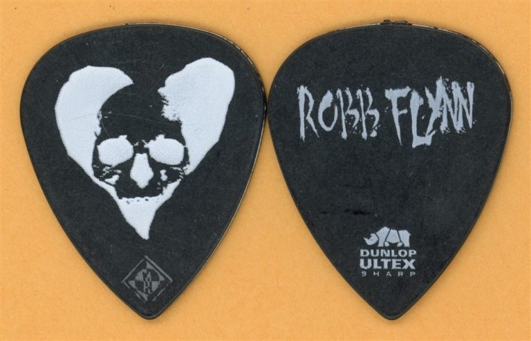Machine Head Robb Flynn Vintage Guitar Pick - 2011 Unto the Locust Tour
