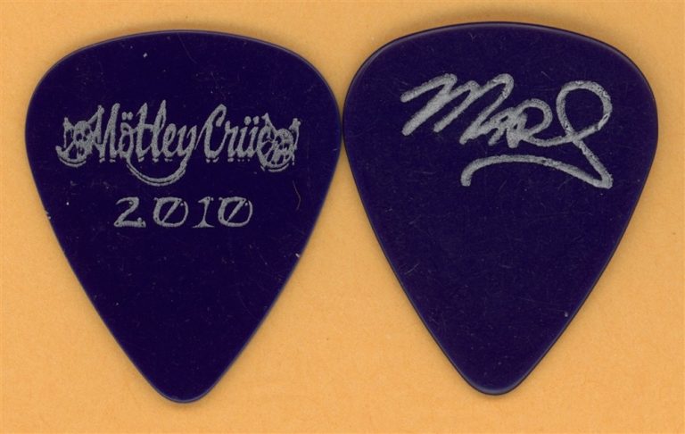 Motley Crue Mick Mars Vintage Guitar Pick - 2010 Dr. Feelgood 20th Tour