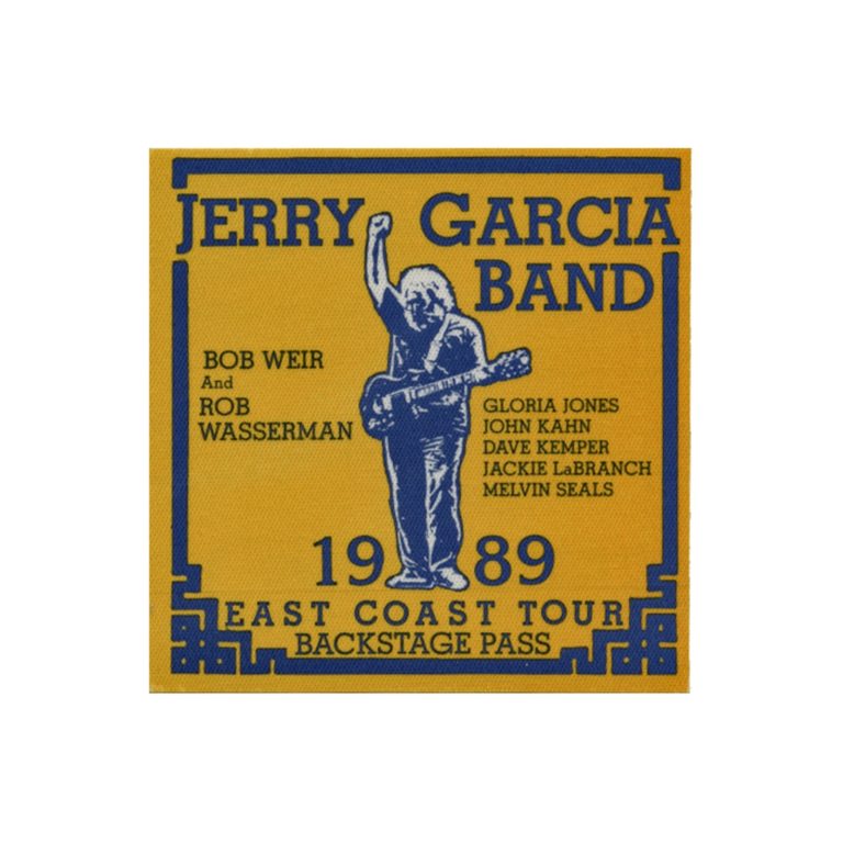 Jerry Garcia 1989 Grateful Dead Concert Tour All Access Backstage Pass